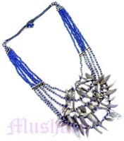Five Row Mop Chips Necklace - click here for large view